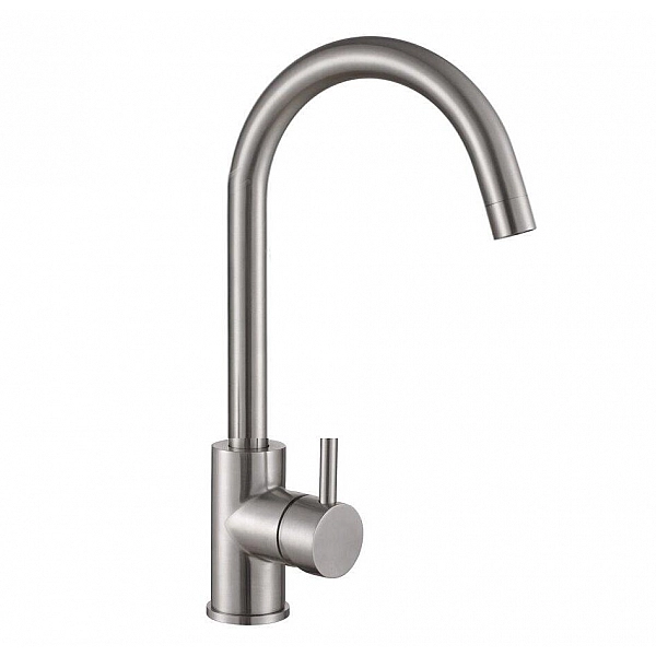 Смеситель Esko K4 R-излив нержавеющая сталь