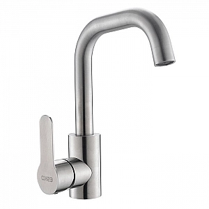 Смеситель Esko Orlando OL26M поворотный нержавеющая сталь