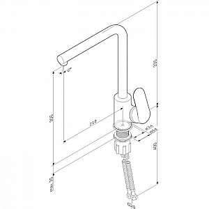 Смеситель AM.PM Like F8005022 черный. Изображение - 5