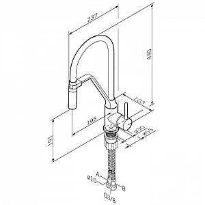 Смеситель AM.PM Jump S F7713700. Изображение - 4