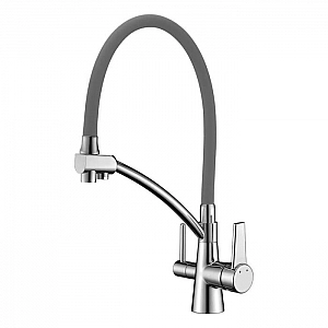 Смеситель Lemark Comfort LM3071C-Gray с подключением к системе очистки воды