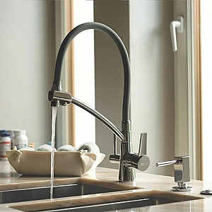 Смеситель Lemark Comfort LM3071C-Gray с подключением к системе очистки воды. Изображение - 5