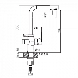 Смеситель Lauter Sleek 21CK7691C. Изображение - 6