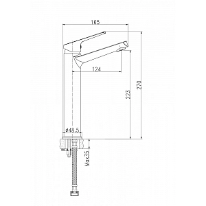 Смеситель Cersanit Flavis 63038 однорычажный высокий. Изображение - 4