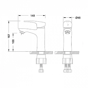 Смеситель Lemark Linara LM0406C монолитный хром. Изображение - 2