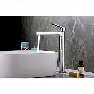 Смеситель Lemark Plus Grace LM1509C высокий монолитный хром. Изображение - 1
