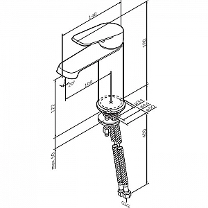 Смеситель AM.PM Func F8F02100 хром. Изображение - 4