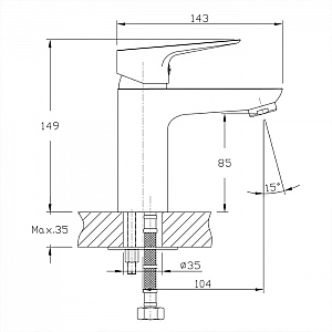 Смеситель Lauter Awe 21CK128C. Изображение - 9