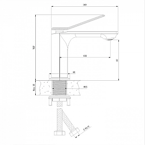 Смеситель Lauter Allure 21CK618QP. Изображение - 6