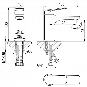 Смеситель Lemark Verba LM11406C. Изображение - 3