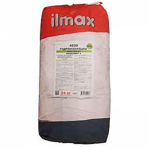 Гидроизоляционная смесь ilmax 4620 эластичная двухкомпонентная 24 кг + 8 кг