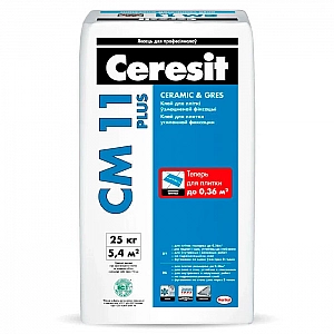 Клей для плитки Ceresit CM11 Plus 25 кг