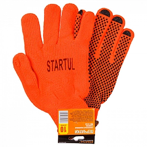Перчатки утепленные акриловые Startul Точка ST7109-10 с ворсом размер 10