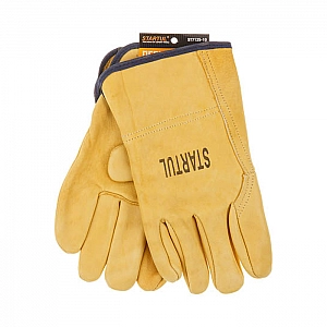 Перчатки кожаные цельные Startul ST7125-10 минимальные риски размер 10