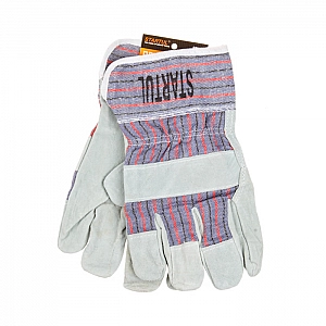 Перчатки спилковые Startul ST7158 комбинированные минимальные риски размер 10