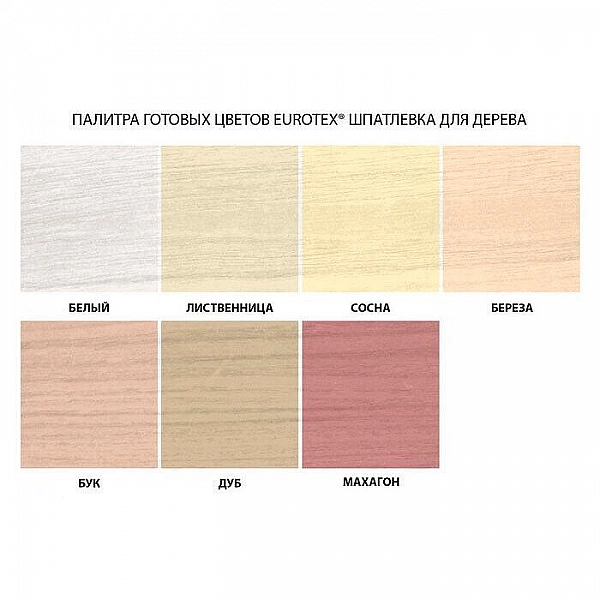 Шпатлевка для дерева Eurotex бук 225 г