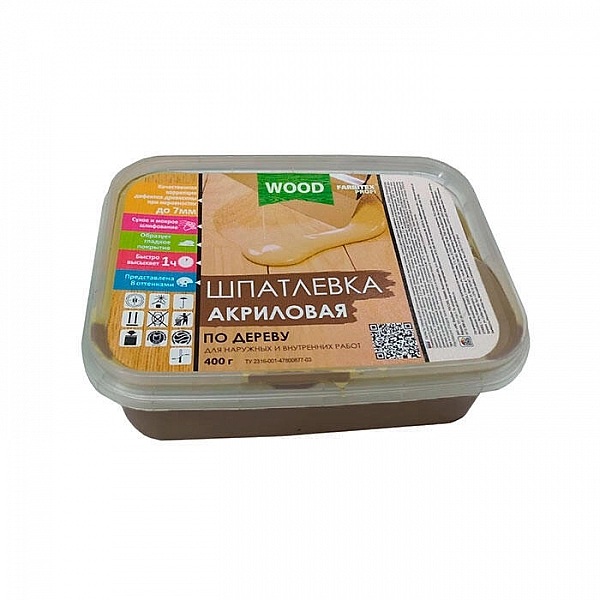Шпатлевка по дереву Farbitex Profi Wood венге 0.25 л