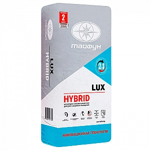Штукатурка Тайфун Люкс Hybrid гипсово-цементная 30 кг