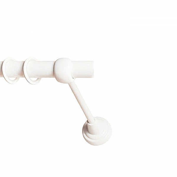 Карниз 19 мм однорядный Lm Decor Белый глянец 2.0 м