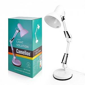 Светильник настольный Camelion KD-313 C01 230V 60W E27 белый. Изображение - 4