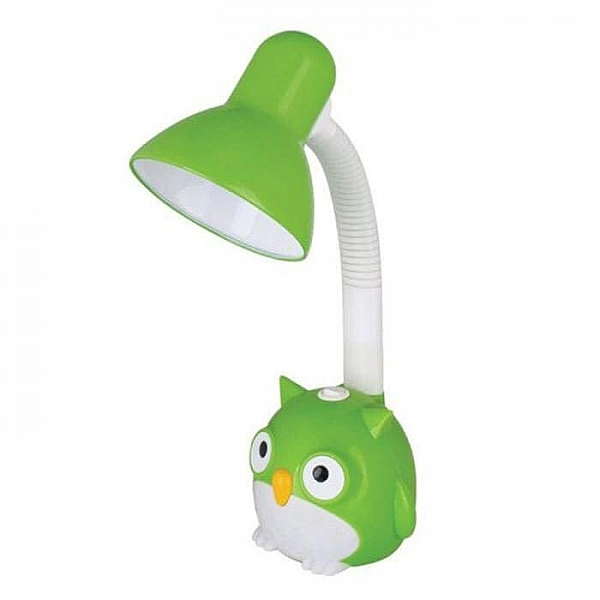 Светильник настольный Camelion KD-380 C05 Сова 230V 40W Е27 зеленый