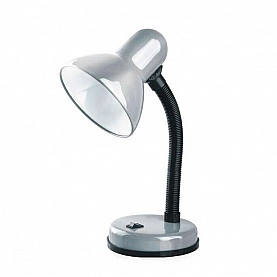 Светильник настольный Camelion KD-301 C03 230V 60W серебро