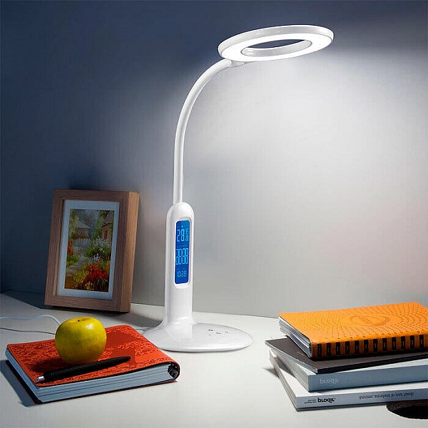 Светильник настольный Camelion KD-823 C01 LED 8Вт 230В сенсорный белый