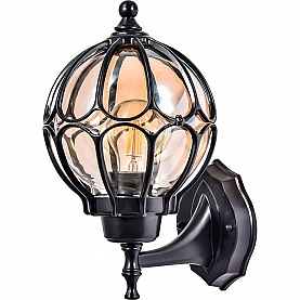 Светильник Feron PL3701/06340 60W 230V E27 IP44 садово-парковый черный
