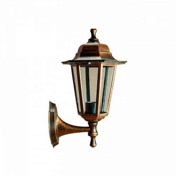 Светильник Элект НБУ 06-60-001 У1 Леда 1 медь прозрачное стекло