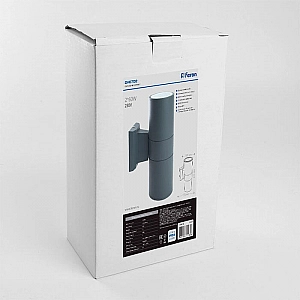 Светильник Feron DH0702 06295 230V 2*E27 садово-парковый серый. Изображение - 3
