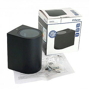 Светильник Feron DH014 11866 230V GU10 садово-парковый черный. Изображение - 9