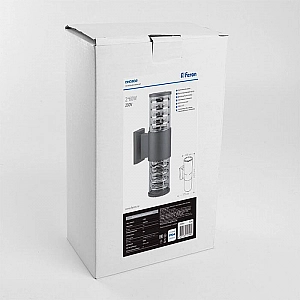 Светильник Feron DH0802 06299 230V 2*E27 садово-парковый серый. Изображение - 3