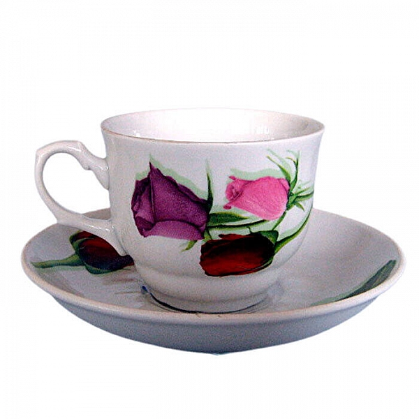 Чайная пара Добруш Тюльпан Королева цветов 3С0723Ф34/В/Г/1 250 мл