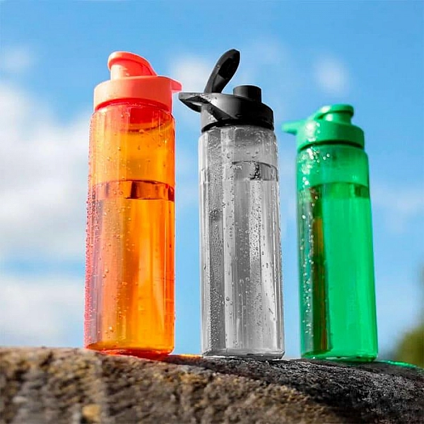 Бутылка пластиковая Ronny оранжевая с логотипом Гемма 500 мл