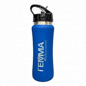 Бутылка для воды Oasis Bottle C1 синий с логотипом Гемма 600 мл