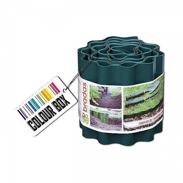 Лента газонная Bradas ЛГЗВ20 900*20 см зеленая волнистая