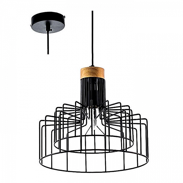 Светильник подвесной Айтин-Про НСБ 01-60-101 X1591 черный/коричневый