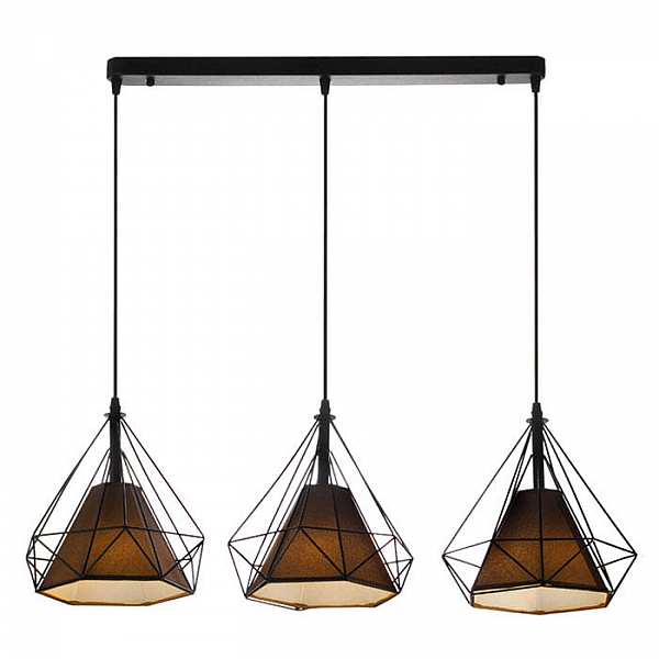 Светильник подвесной Айтин-Про НСБ 01-3*60-101 GLD18112/3 черный