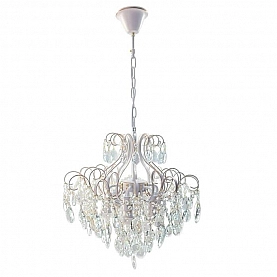 Светильник подвесной Айтин-Про НСБ 01-6*60-105 XE4048/6 белый/золотая патина