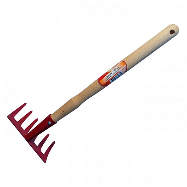 Грабельки Агроимпекс-Ока 010931 Г-6(м) шестизубые с деревнным черенком