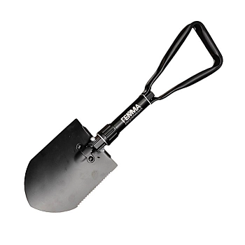 Лопата складная Monogramma Tools Sheffield в чехле c логотипом Гемма