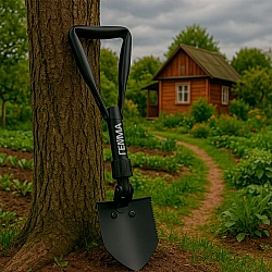 Лопата складная Monogramma Tools Sheffield в чехле c логотипом Гемма. Изображение - 6