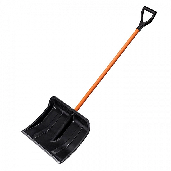 Лопата снеговая Startul 183765 пластмассовая алюминиевый черенок с V-пластиковой ручкой 500*375 мм