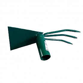 Рыхлитель комбинированный плоский Станкоинструмент 3-х зубый с ручкой под деревянный черенок