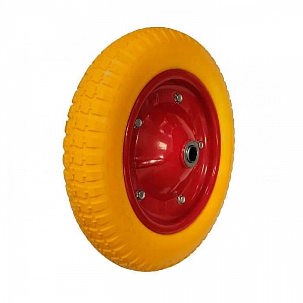 Колесо Geko 300*100 (4.00-4) ось 20/75 (000-404-300) полиуритановое б/оси