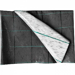 Агроткань из плоских полипропиленовых нитей Agritela Black & White 100 г/м.кв 1.05*100 м рулон 7848