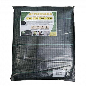 Агроткань из плоских полипропиленовый нитей Agrileta 100 г/м.кв 1.65*10 м пакет 8092
