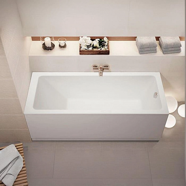 Ванна акриловая ВентоСпа Navaro 170*70 см без сифона, ножек и крепления