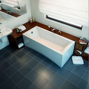 Ванна акриловая Cersanit Virgo 150*75 см прямоугольная акриловая без ножек. Изображение - 1