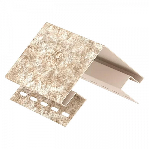 Угол наружный Ю-Пласт Стоун-хаус Кварцит светло-бежевый